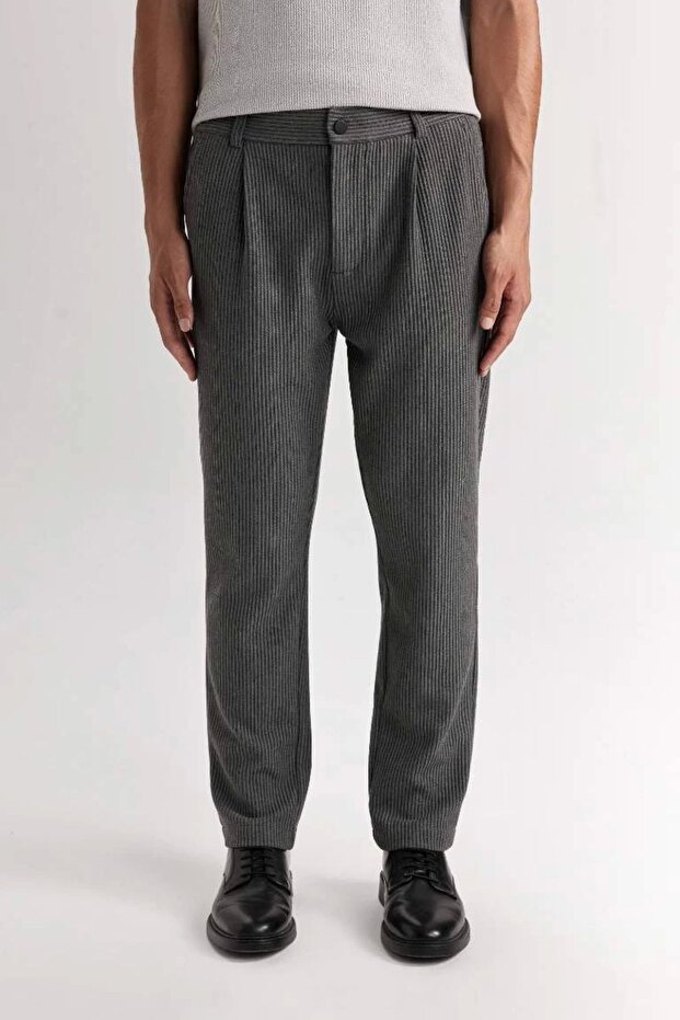 D3704 Tailored Regular Fit Düz Paça Pantolon - 4