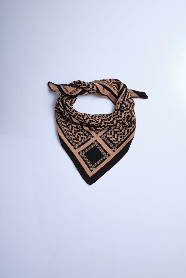 Desenli Triko Fular - 3