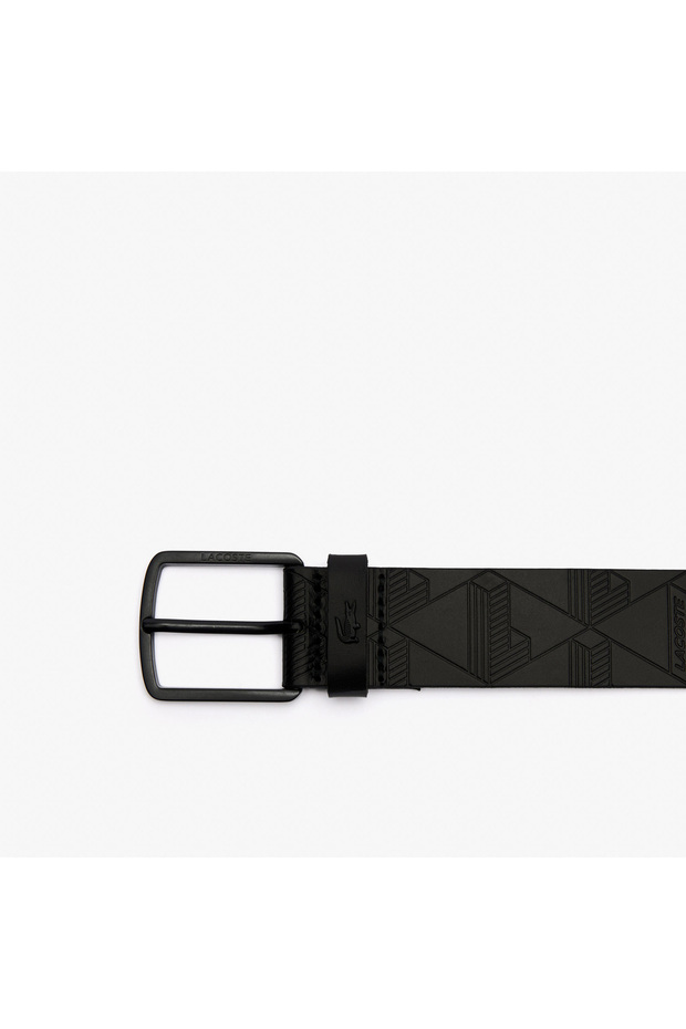 Erkek Monogram Siyah Kemer - 3