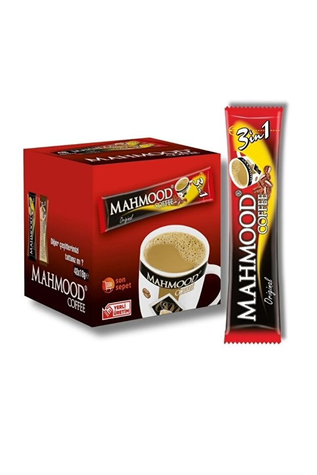Mahmood 3ü 1 Arada Hazır Kahve 48 Adet X 18 gram - 1