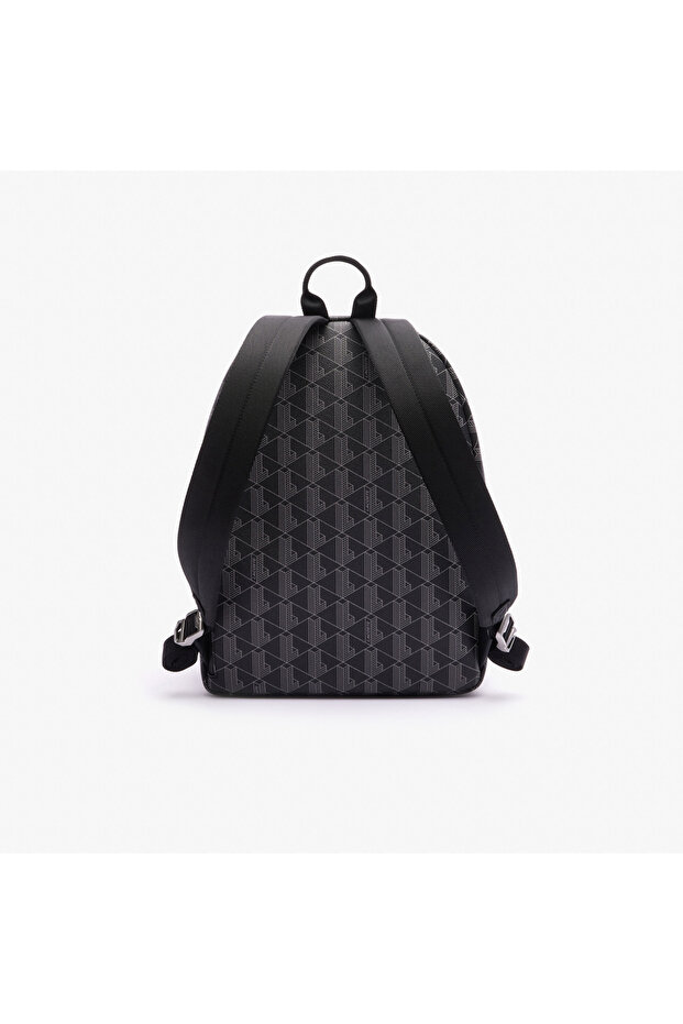 The Blend Erkek Monogram Koyu Gri Sırt Çantası - 5