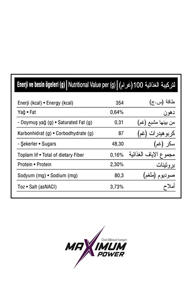Maximum Power Ballı Bitki 240 gr Tek Kullanım Macun - 4