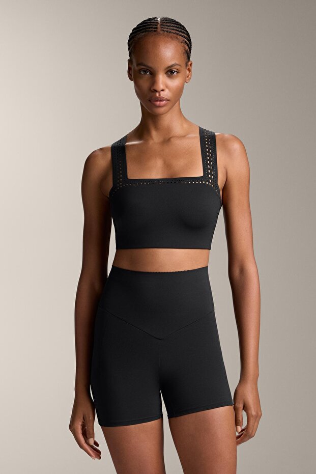 Delikli Compressive tank top - 5