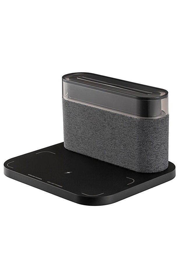 15W Fast Magnetic Wireless Charging Station ∣ Multi-Function LED Lamp, Speaker & Alarm Clock - 1