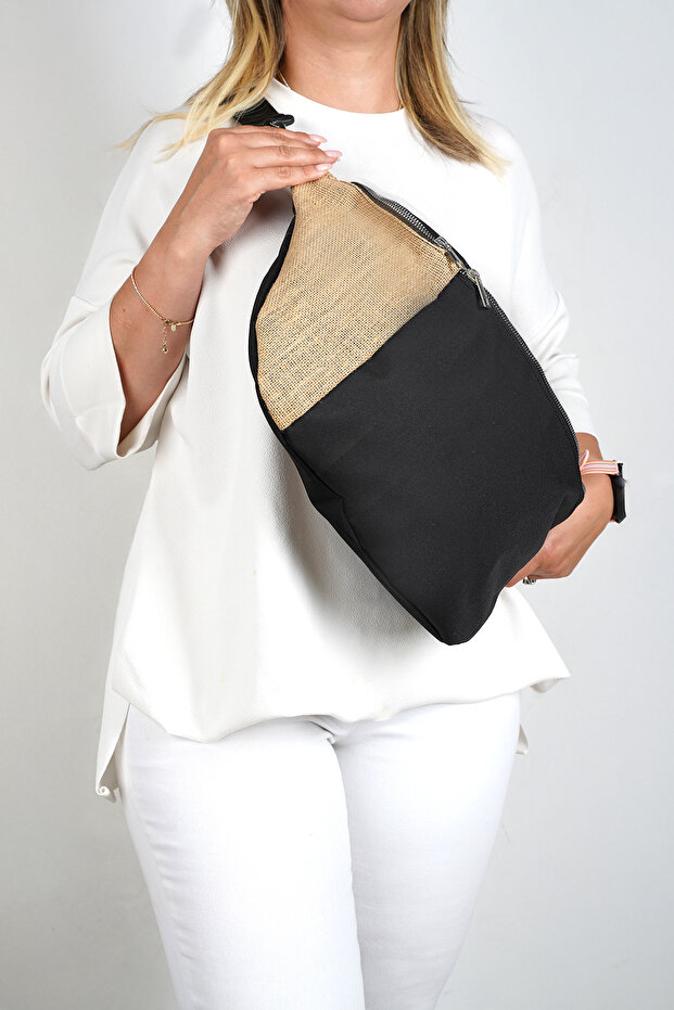 Straw Modern Large Size Crossbody Adjustable Strap Bady Bag Waist and Shoulder Bag