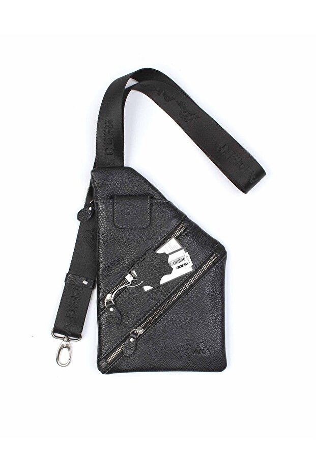 Leather Black Shoulder Bag 119 2