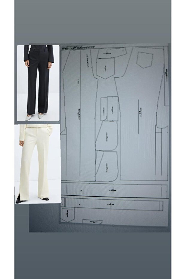 PANTOLON DIY KESİM DİKİM KALIBI DIR !! - 3