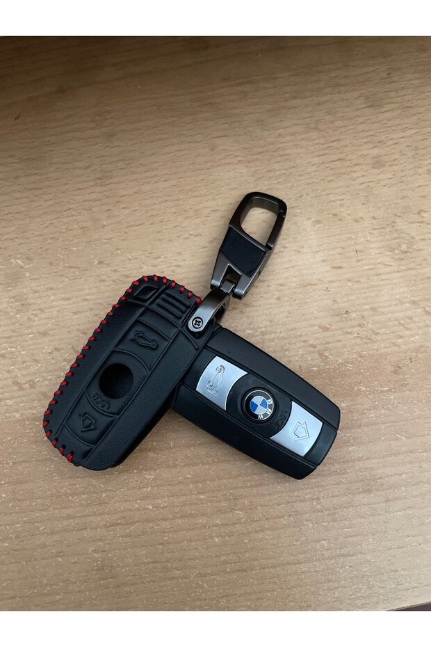 Key Case Synthetic Leather BMW E90 E60 E70 E87 E30 E34 E36 E38 E39 E46 X1 X5 Z4 - 4