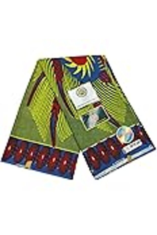 African Fabric 100% Cotton Hitarget Wax 6 Yards (12710)