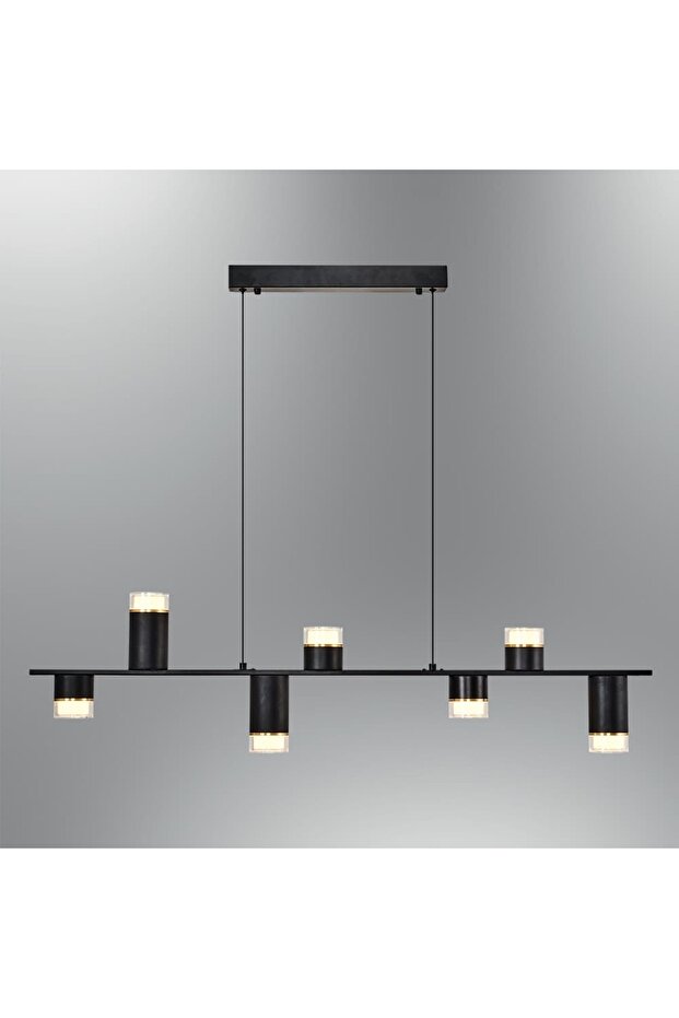 5036-7as Sarkıt Avize Mat Siyah - 4