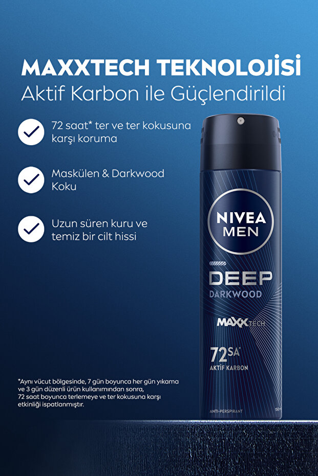 Deodorant Erkek 150ml Deep - 5