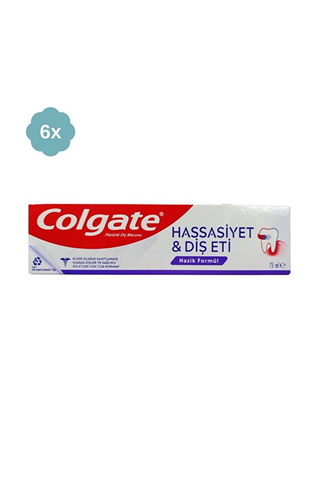Toothpaste Sensitivity & Gum 75 ml X6 Pieces - 2
