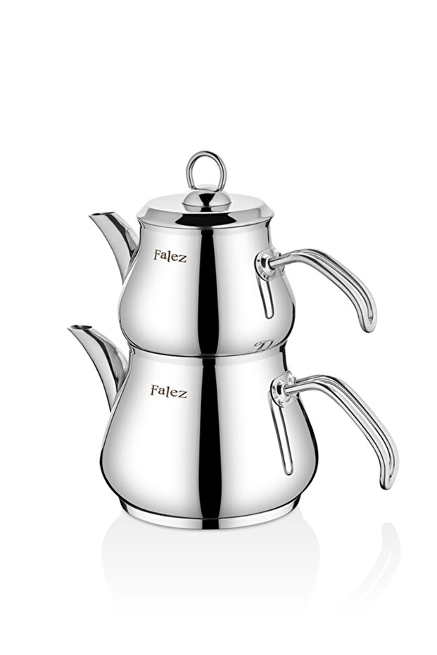 Irmak Çelik Sap Orta Boy Çelik Çaydanlık Takımı - 2