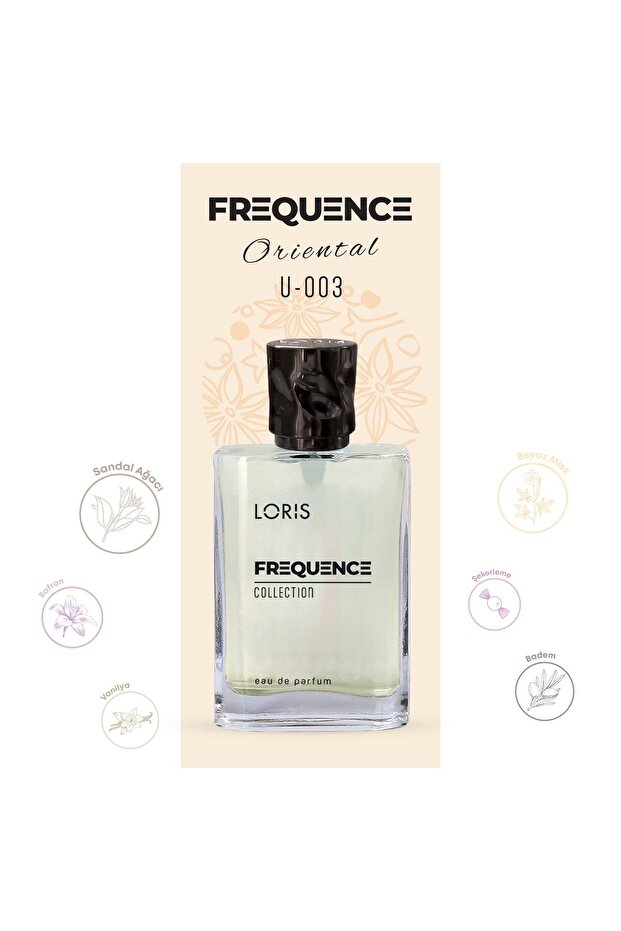 U-003 Frequence Unisex EDP Parfüm 50 ML - 4