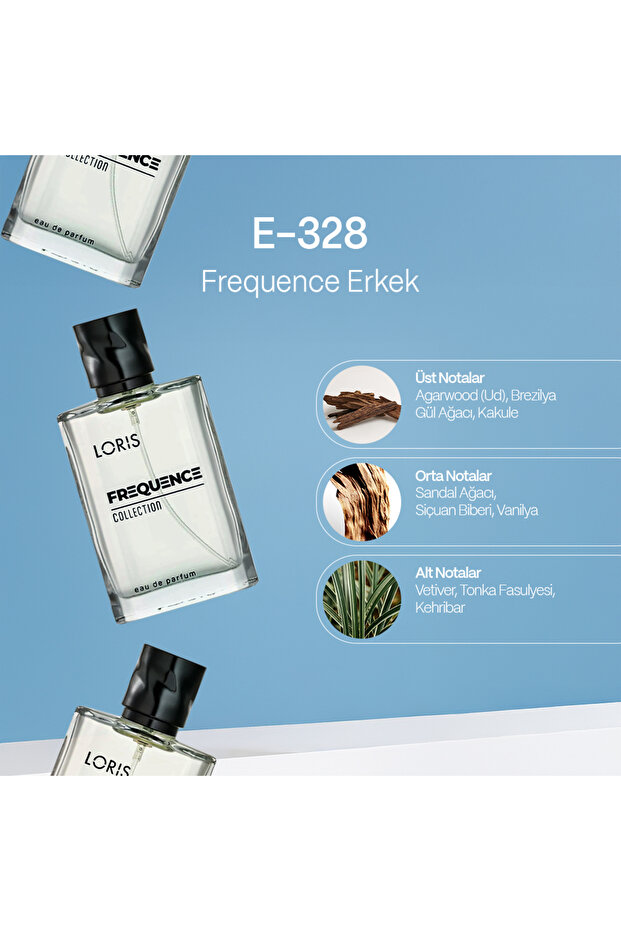 E-328 Frequence Erkek EDP Parfüm 50 ML - 4