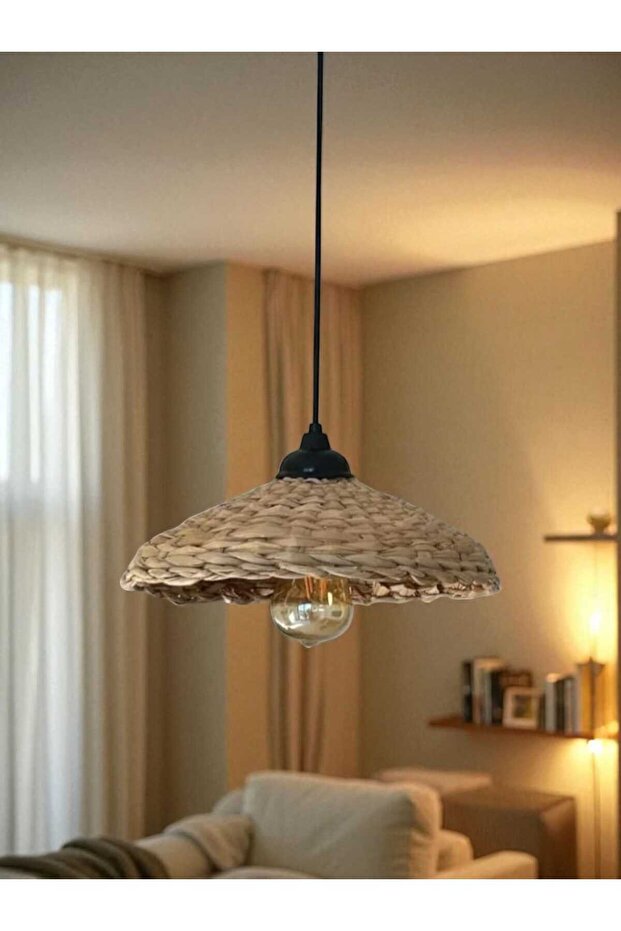 EMMA HASIR AVİZE AYDINLATMA (SADECE HASIR KISMI İLE GÖNDERİLMEKTEDİR) - 6