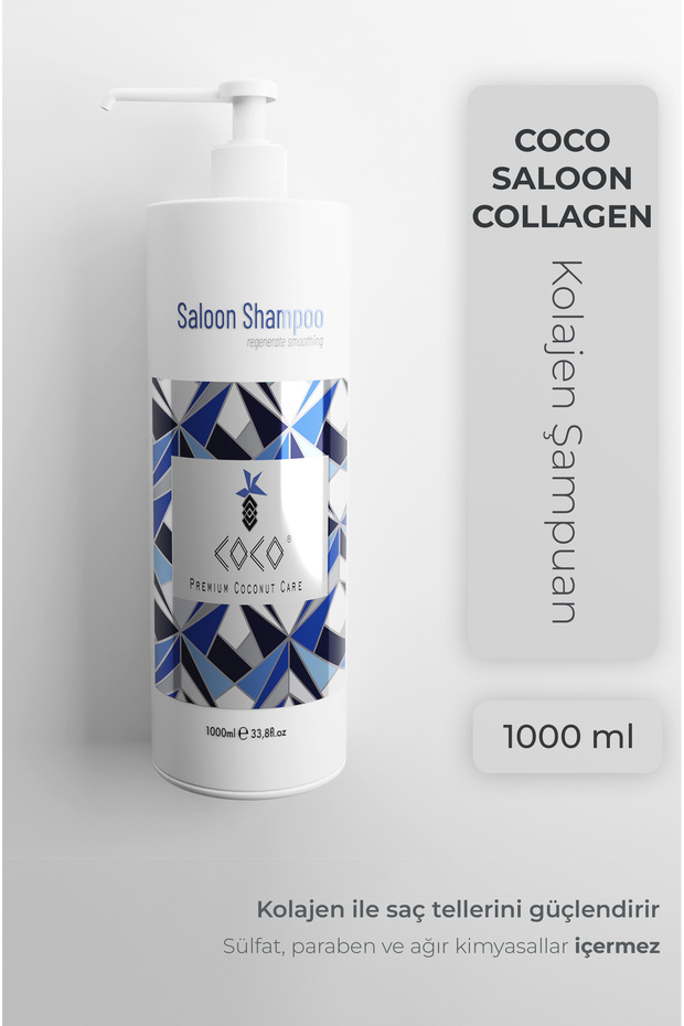 Coco Saloon Collagen Şampuan 1000ml - 1
