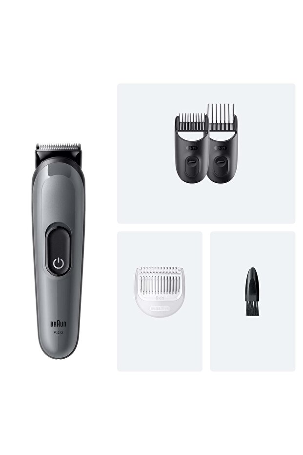 Hepsi Bir Arada Series 3, 4’ü 1 arada Tıraş Kiti, Keskin Bıçak, 14 Uzunluk, AIO3500 - 7