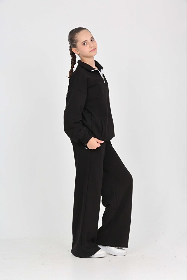 Set de trening brodat Infinity pentru fete - 1