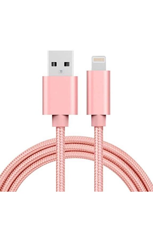 Cablu de date Smart Lightning USB 1 m Roz (Cod produs 08079) - 1