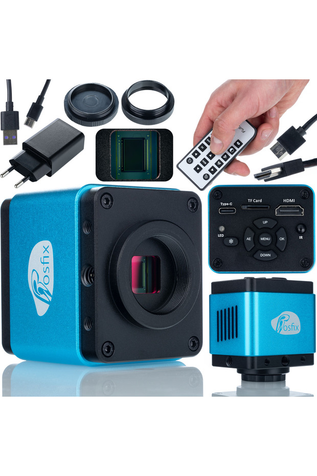 Planets PRO Microscope Camera KMAP-HDMI-USBC | 8.29MP, 4K, C-Mount - 1