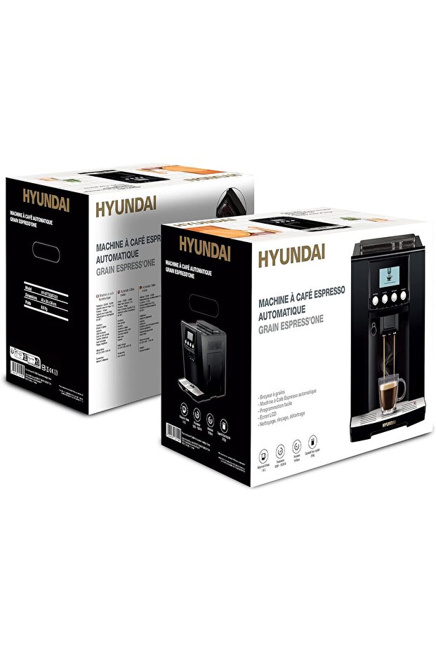 Fully Automatic Espresso Coffee Machine with Bean Grinder and LCD Display - 5