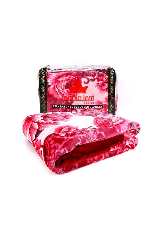 Blanket Embossed 200x240cm 4.5kg 2play Assorted