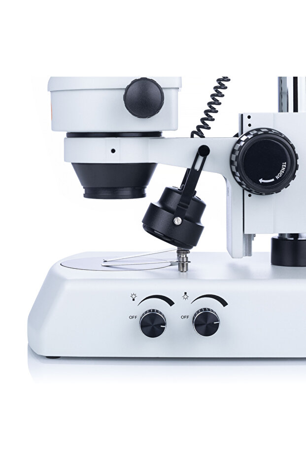 Makemake Pro Trinocular Microscope MSMP-T-PWP | Zoom 7–45x, LED Illumination - 7