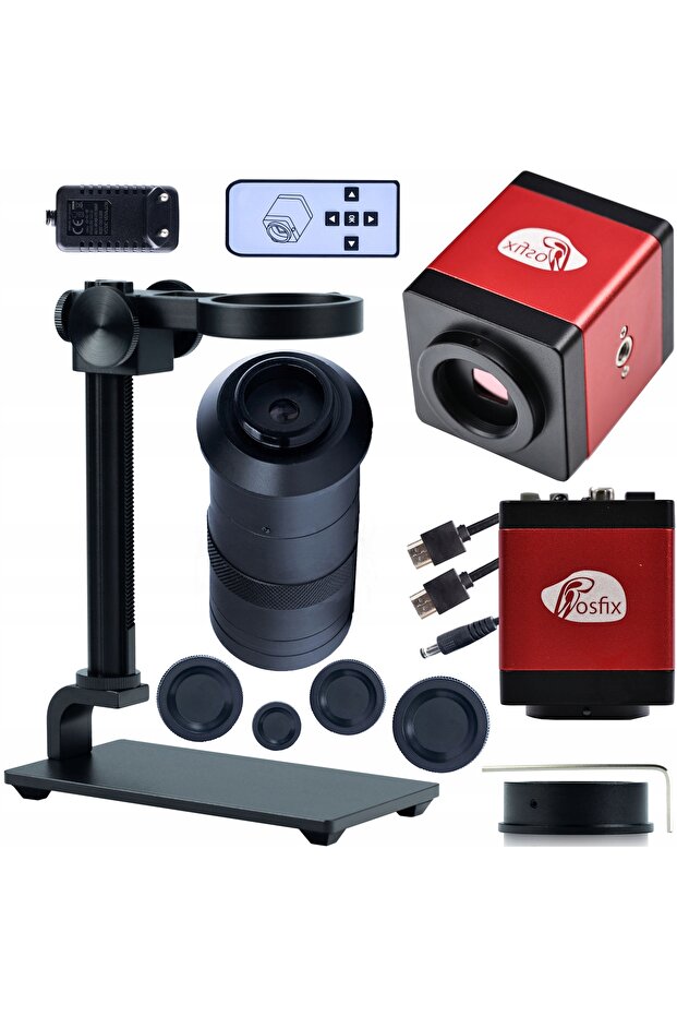Zenthril Microscope Camera Set KMDRP-HDMI-VGA + Platform + 100X Objective - 1