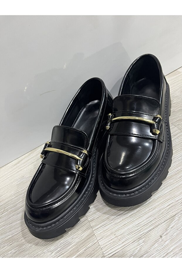 Kalın taban Loafer - 1