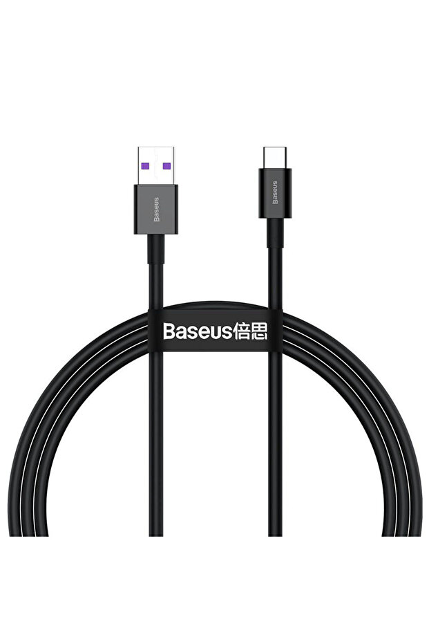 Type-C cable 66W, 1m, black - 3
