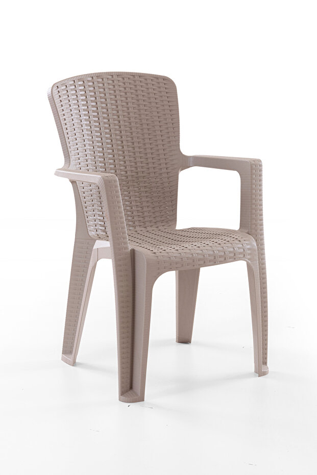 Side 4'lü Rattan Sandalye Cappuccino - 4