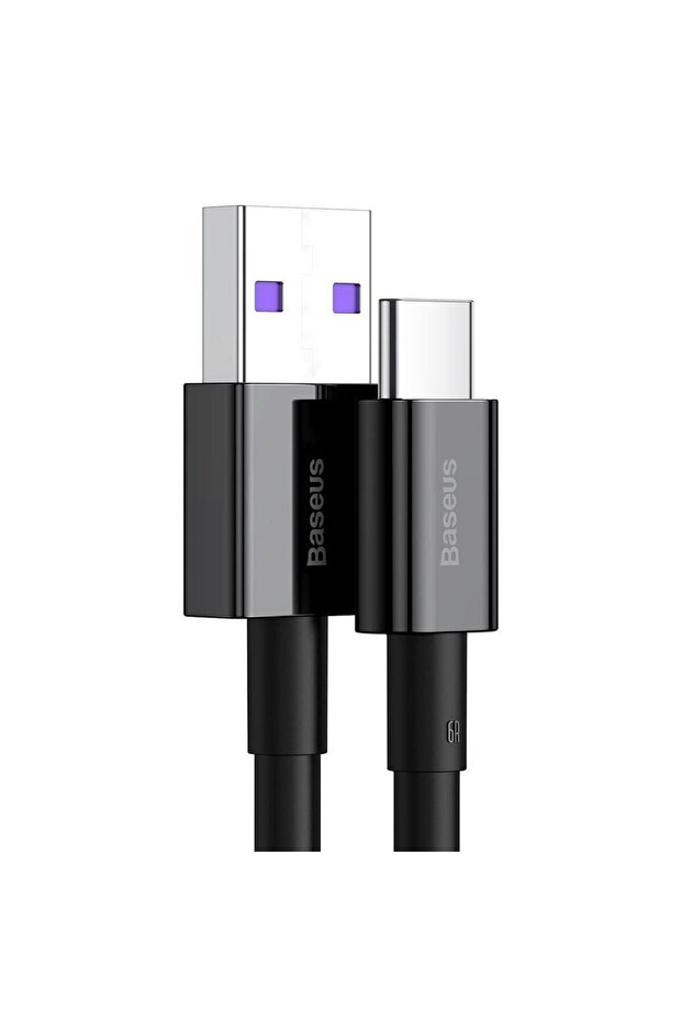 Type-C cable 66W, 1m, black - 1