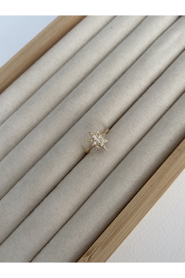 Little Finger Star Minimal Bottom Adjustable Women's Ring