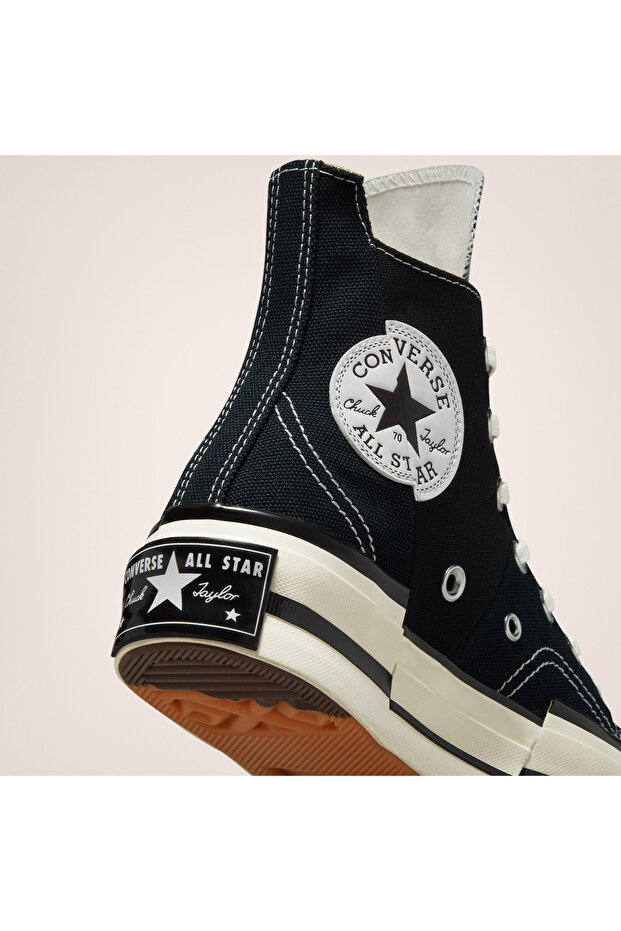 High Chuck 70 Plus Canvas Unisex Siyah Sneaker - 7