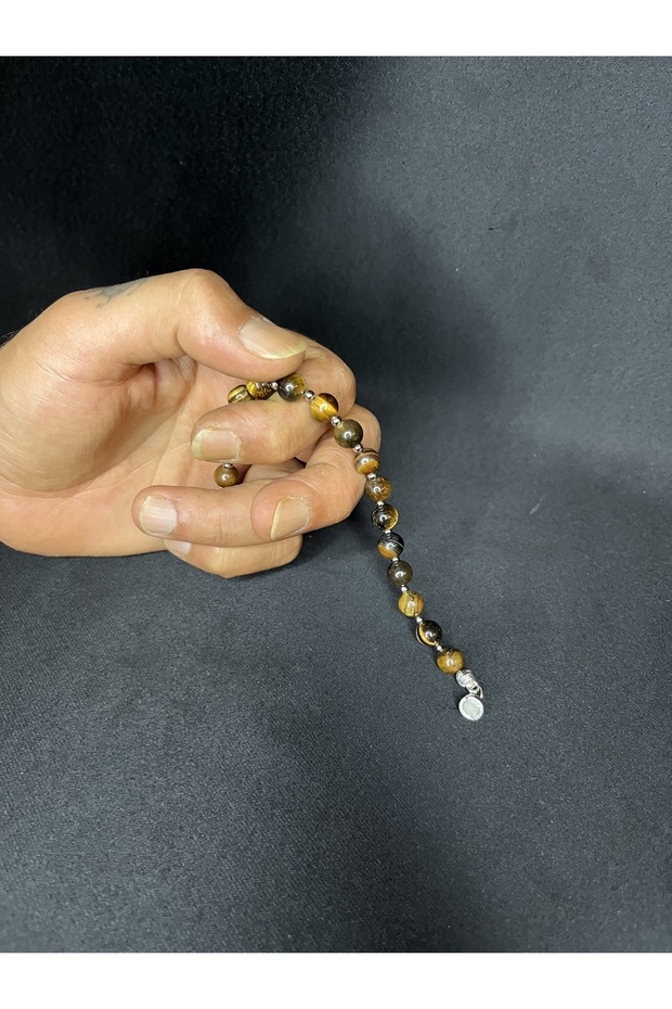 Special Design Tiger's Eye Natural Stone Magnetic Bracelet Prayer Beads
