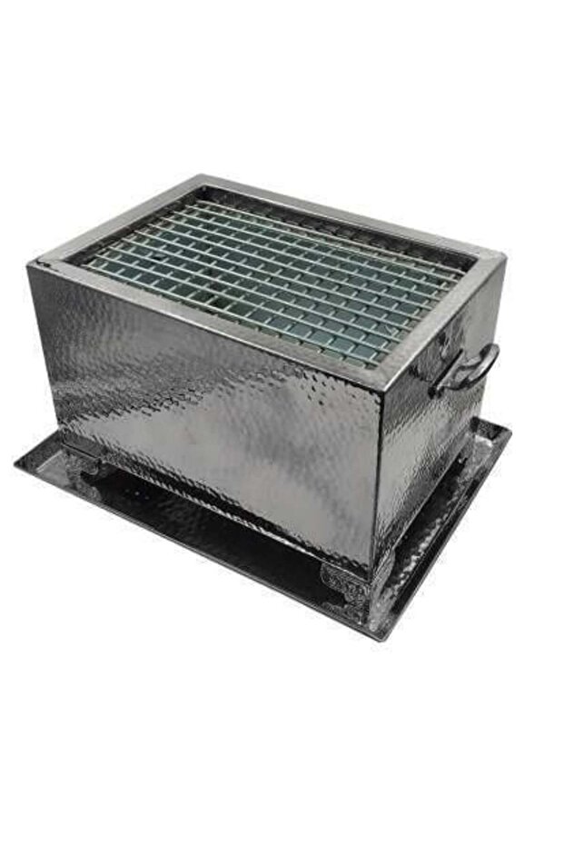 Krom Masa Üstü Mangal - 1