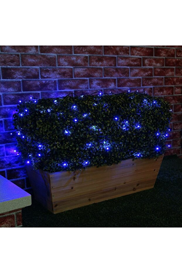 Christmas String Lights, 15 m, 150 LEDs, Linear, Blue, 8 Light Modes, Transformer, Interconnectable, - 5