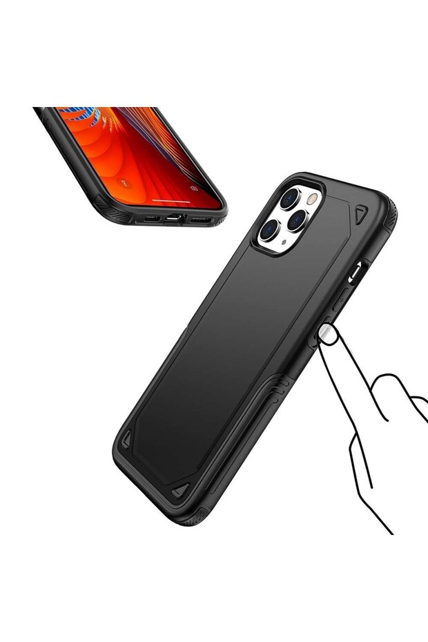 Apple iPhone 11 Pro Max Defender модел 2, Черен - 3