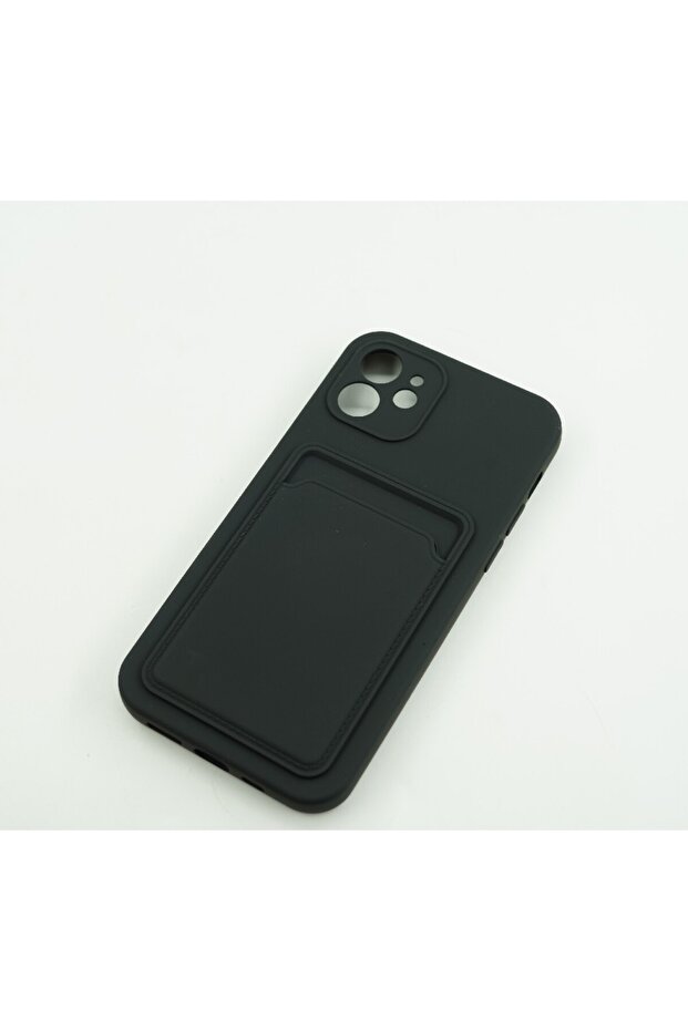 Protective Case with Card Holder Compatible with Huawei P40 Lite E - Black - 3