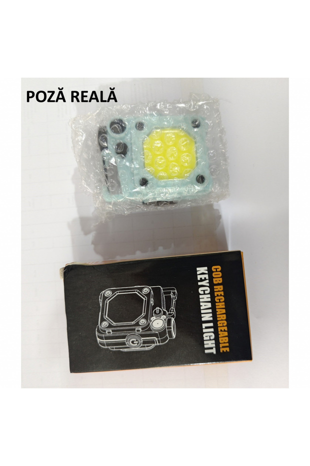 Mini Keychain Pocket Flashlight, Flippy, USB Type C Charging, Multifunctional, for Ext - 4