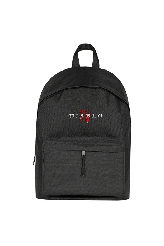 حقيبة ظهر بشعار ديابلو IV باللون الأسود