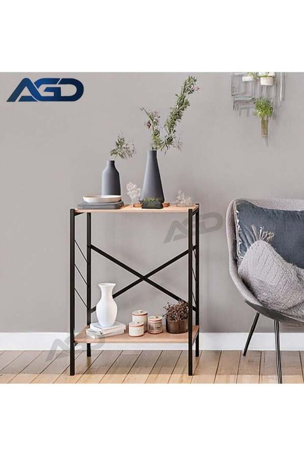 طاولة مدخل AGD ثلاثية الطبقات، طاولة قهوة لغرفة المعيشة، أريكة المدخل، البهو