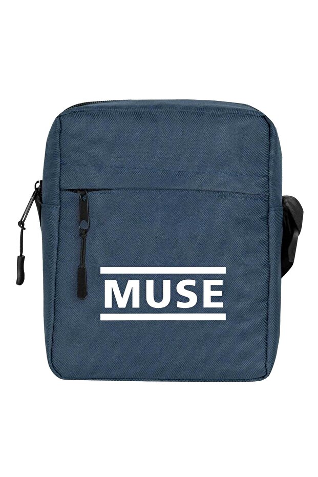 Muse logo Torba za rame tamnoplava boja - 1