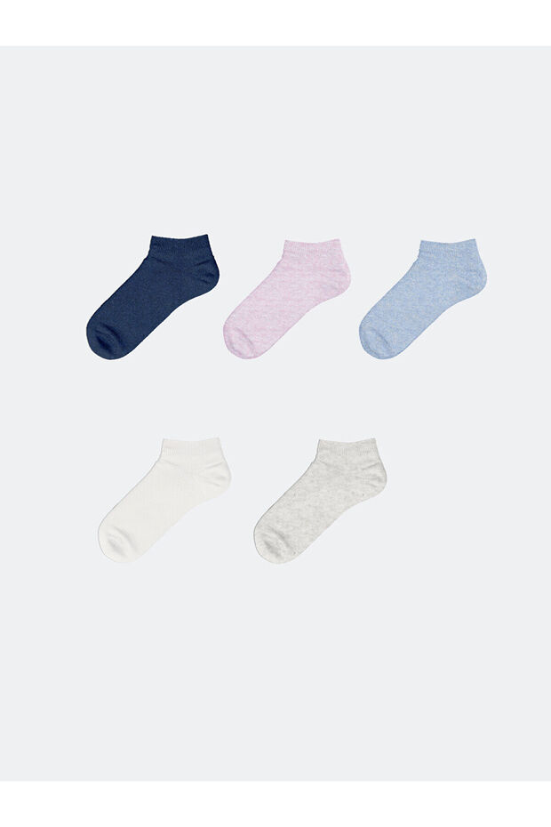 New Season Women's Flat Booties Socks 5-Piece