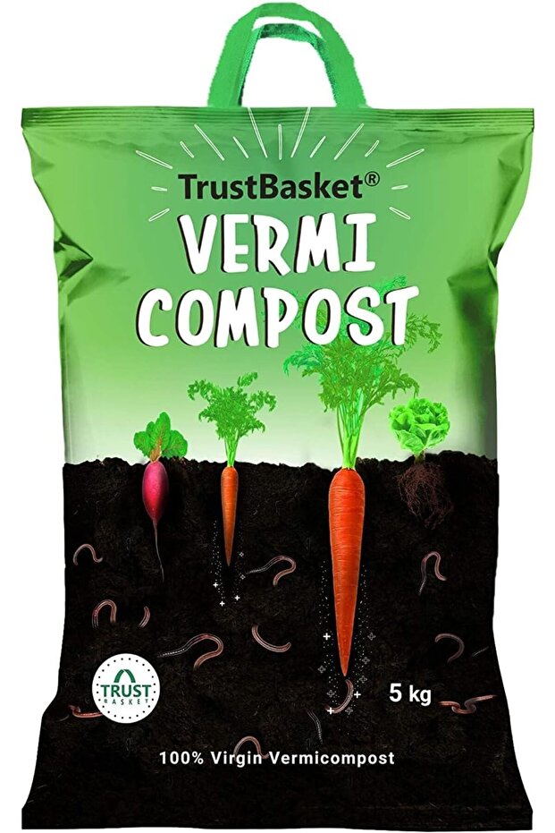 Vermicompost 5 kg 100% Natural Organic Fertilizer for Plants