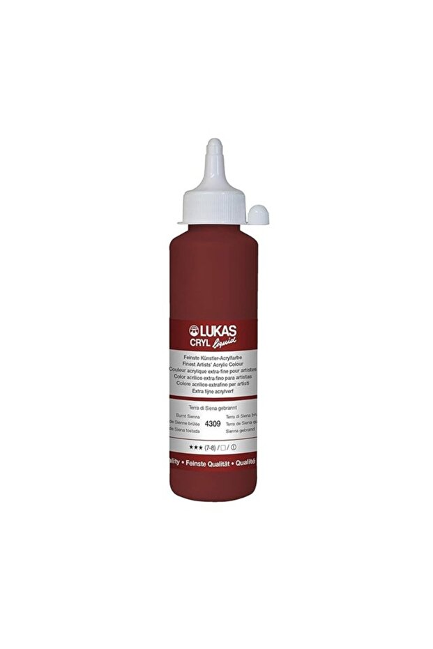CRYL LIQUID 250ML BURNT SIENNA