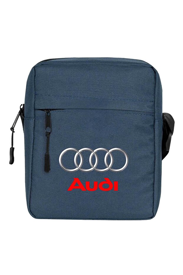 Audi Logo Shoulder Bag Navy Blue Color