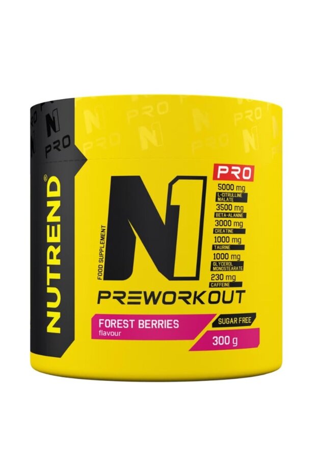 , N1 Pro Pre-Workout, Forest Berries - 300g