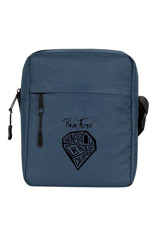 Pink Floyd Crayz Diamond Shoulder Bag Navy Blue Color